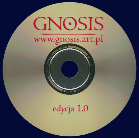 projekt wygladu plyty Strona GNOSIS na CD